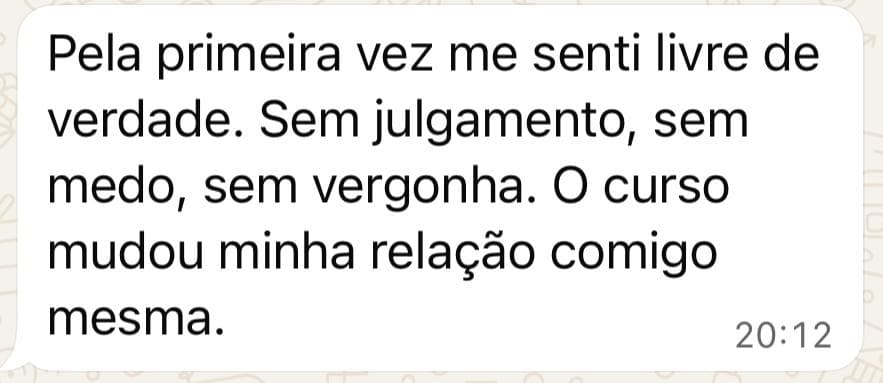 Depoimento real de cliente satisfeita
