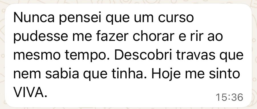 Depoimento real de cliente satisfeita